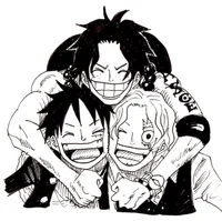 ace sabo y luffy