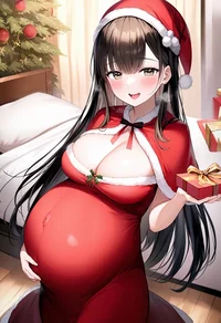 Pregnant Santa