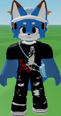 Tyler the blue furry