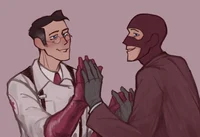 Medic and Spy TF2