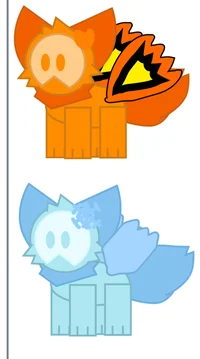 Flame and Freeze Pup