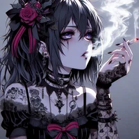 Real Goth girl