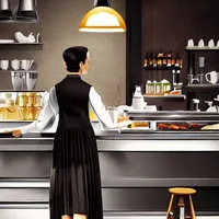 cafe worker