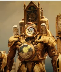 Titan clock man