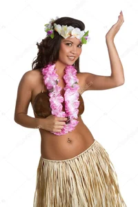 Female hula hawaiian