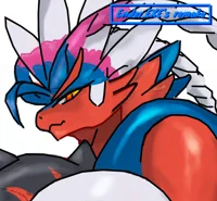 Anthro Koraidon- fem