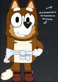 Jill Valentine bluey