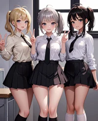 Three girl