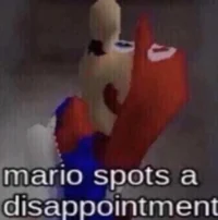 Disappointment Mario