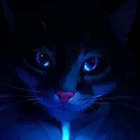 Glow stick cat