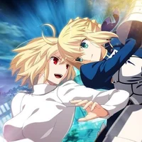 Arcueid and artoria