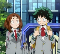 Deku and Uraraka