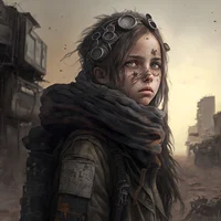 Girl in apocalypse