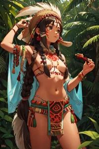 Native girl Silva