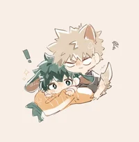 Deku and Bakugo