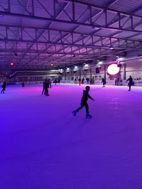 Ice skating