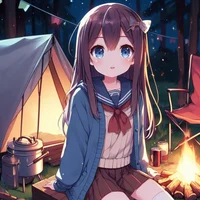 Camping Girl