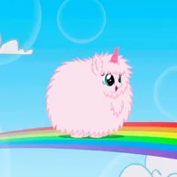 fluffy unicorn