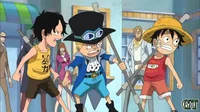 Luffy ace sabo remas