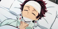 Tanjiro in coma