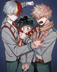 Shoto and Bakugo