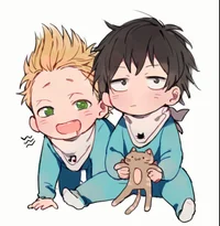 Baby Mic and Aizawa 