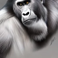 Whiteheaded Gorilla
