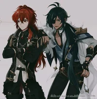 Kaeya and Diluc 