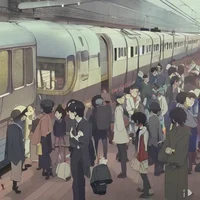 Cramped in the Train