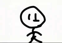 Incense stick figure