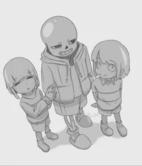 Chara and frisk