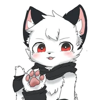 Oliver the white fox