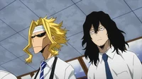 Aizawa and all might