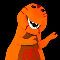 Orange Evil Barney