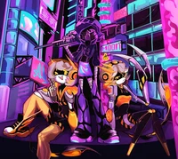 Angel N devil V Uzi2