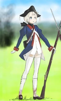 Female blue coat