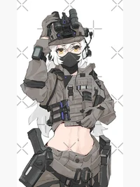 Female soldier 