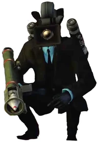 large Blue suit came