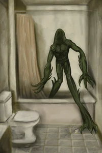Monster in the bath