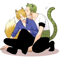 Fox Sanji x Zoro