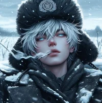 LOVE-STRUCK snow god