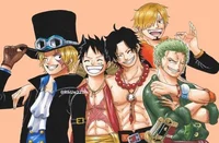 Ace sabo luffy zoro