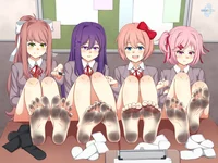 Ddlc_Foot fetish