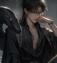 Protective snake god