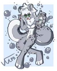 a kind Latex leopard