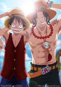 Ace y luffy