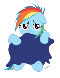 Scared Filly Rainbow