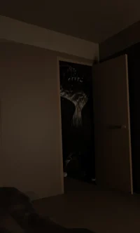 Man outside the door