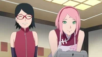 Sakura and Sarada