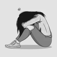 Chica depresiva